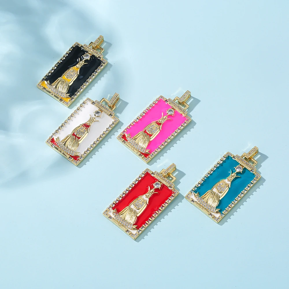 Hip Hop Temperament Zircon Irregular Oil Dripping Square Tarot Pendant Accessories Semi-Finished Creative Pattern
Hip Hop Temperament Zircon Irregular Oil Dripping Square Tarot Pendant Accessories Semi-Finished Creative Pattern