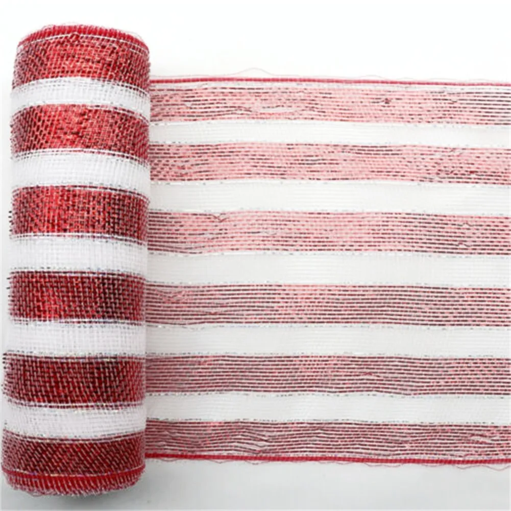 Candy Cane Decor Mesh Roll 26cmx10yard Wreath Tree Stripes DIY Holiday Decoration Ribbon Weddings Flower Packing Net
Candy Cane Decor Mesh Roll 26cmx10yard Wreath Tree Stripes DIY Holiday Decoration Ribbon Weddings Flower Packing Net