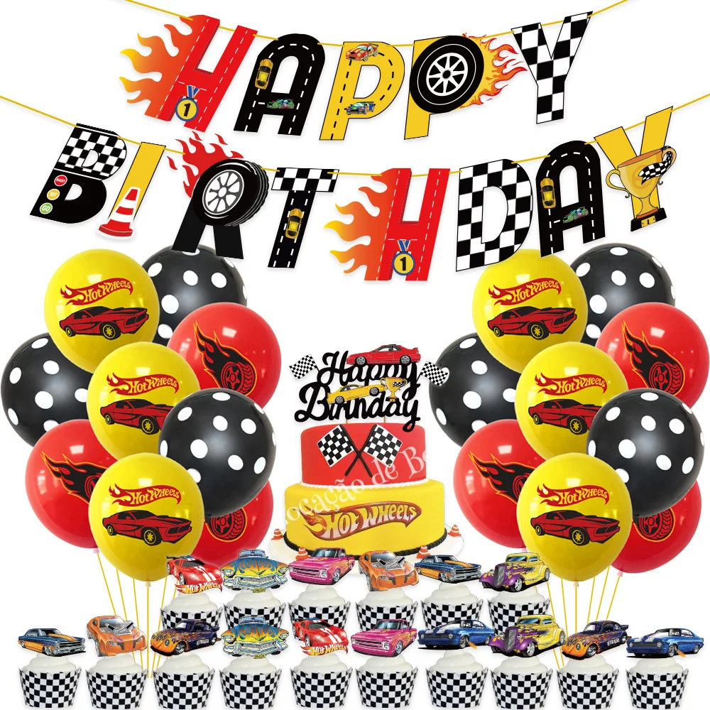 Wheels Racing Party Decor Happy Birthday Party Banner Racing Balloon Sports Car Caketopper Birthday Supplies Kids Favor
Wheels Racing Party Decor Happy Birthday Party Banner Racing Balloon Sports Car Caketopper Birthday Supplies Kids Favor