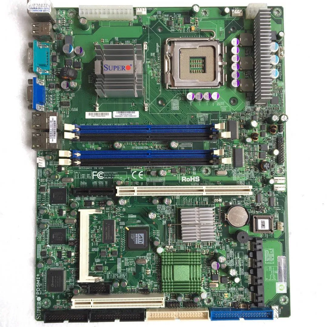 

Материнская плата X6DH8-XG2 E7520 Xeon 604 Socket Extended ATX DDR2 Серверная материнская плата