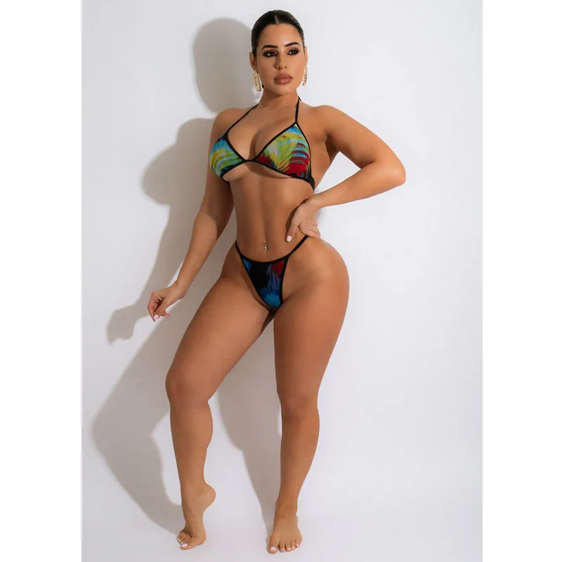 Swimsuit Women Clothing 2-piece Sets Summer Sexy Halterneck Bikinis Set Beach Outfits Swimwear Bathing Suit Wholesale Items
Swimsuit Women Clothing 2-piece Sets Summer Sexy Halterneck Bikinis Set Beach Outfits Swimwear Bathing Suit Wholesale Items