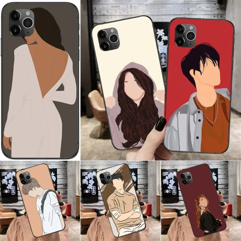 Чехол для телефона с изображением мальчика и девочки для IPhone 14 13 12 11 XS X 8 7 6 Plus Mini Pro Max SE 2022, мягкий черный чехол для телефона
Чехол для телефона с изображением мальчика и девочки для IPhone 14 13 12 11 XS X 8 7 6 Plus Mini Pro Max SE 2022, мягкий черный чехол для телефона