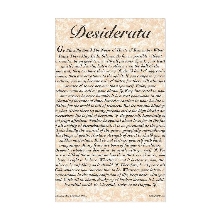 Стикер Desiderata от Max Ehr, прямоугольная наклейка для декора ноутбука, спальни, автомобиля, милый мультяшный чемодан
Стикер Desiderata от Max Ehr, прямоугольная наклейка для декора ноутбука, спальни, автомобиля, милый мультяшный чемодан