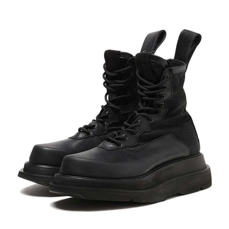 Breathable Combat Boots Men Genuine Leather Ankle Boots For Women Man Outdoor Black Shoes 
Breathable Combat Boots Men Genuine Leather Ankle Boots For Women Man Outdoor Black Shoes
