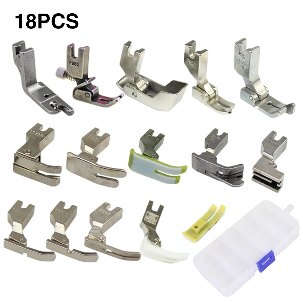 18pcs Mini Sewing Machine Durable DIY Industrial Presser Foot Multifunctional Set Quilting Part Kit Stitch Easy Install
18pcs Mini Sewing Machine Durable DIY Industrial Presser Foot Multifunctional Set Quilting Part Kit Stitch Easy Install