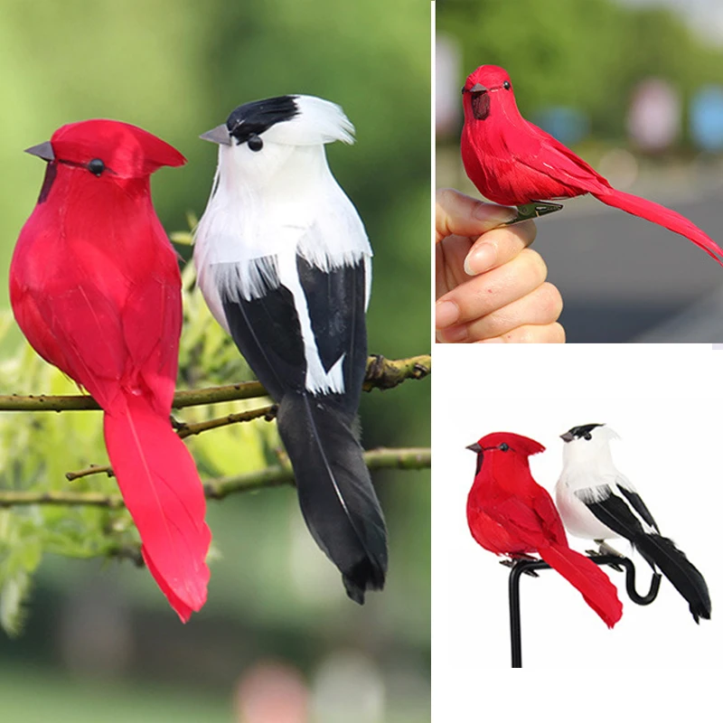 Artificial Bird Feather Parrots Imitation Bird Foam Fake Bird Handicraft Model Garden Decor Ornaments Home Decorative Birds
Artificial Bird Feather Parrots Imitation Bird Foam Fake Bird Handicraft Model Garden Decor Ornaments Home Decorative Birds