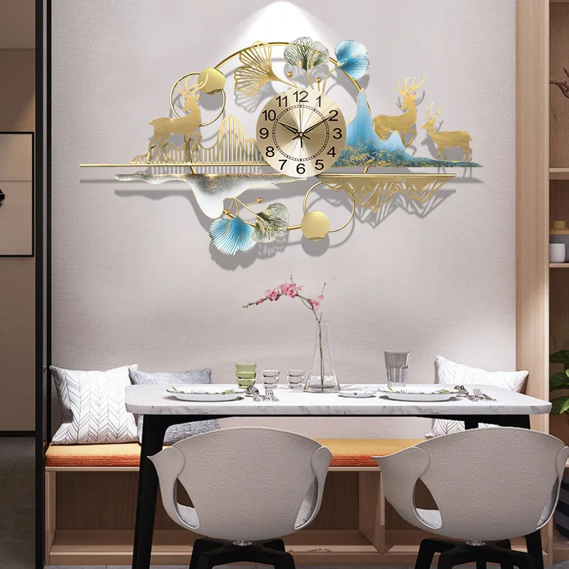 Household Living Room Wall Clock Personality Clock Atmospheric Wall Clock Fashion Clock Restaurant Decorations
Household Living Room Wall Clock Personality Clock Atmospheric Wall Clock Fashion Clock Restaurant Decorations