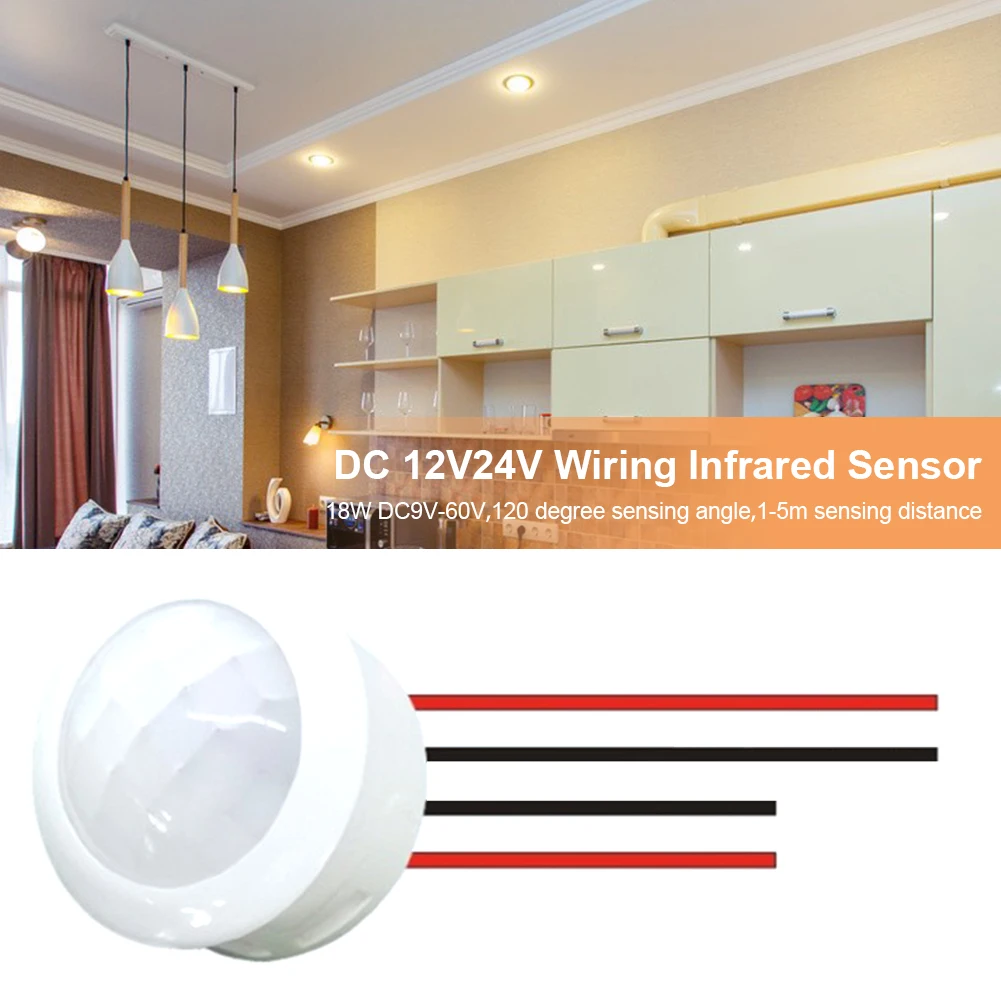 12V 24V Motion Sensor Switch Auto On Off Light Switch PIR Sensor Detector Smart Switch For Strip Light Ceiling Light
12V 24V Motion Sensor Switch Auto On Off Light Switch PIR Sensor Detector Smart Switch For Strip Light Ceiling Light