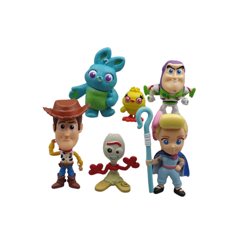 6pcs/Set Toy Story Anime Action Figure Woody Jessie Buzz Lightyear Forky Pig Bear PVC Model Doll Figurine Kids Birthday Gifts
6pcs/Set Toy Story Anime Action Figure Woody Jessie Buzz Lightyear Forky Pig Bear PVC Model Doll Figurine Kids Birthday Gifts