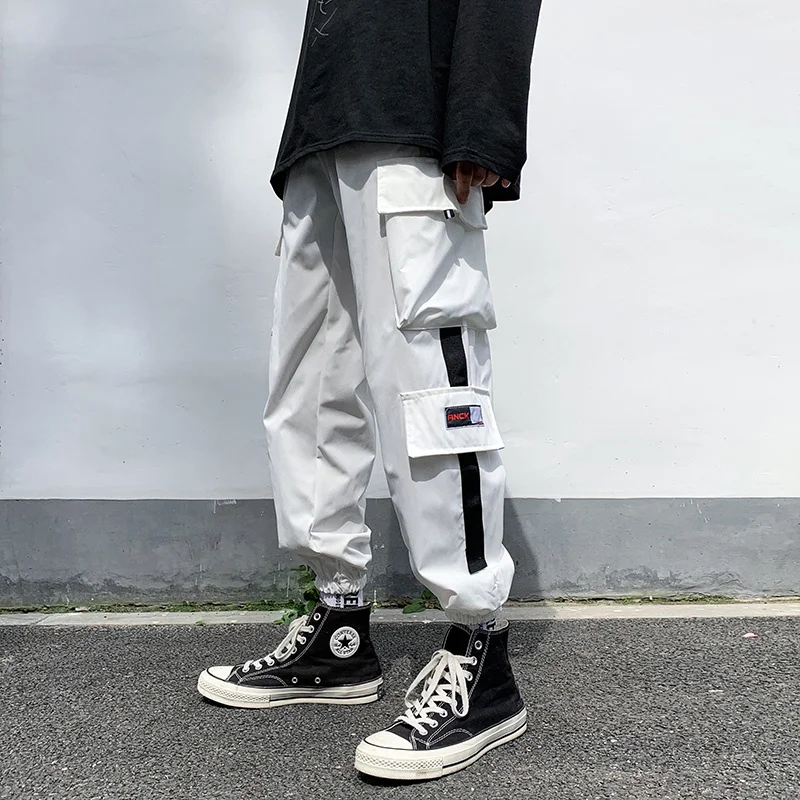 Spring Thin Cargo Pants Men Off White Baggy Bundle Feet Wild Fashion Streetwear Men's Casual TrousersMulti-pocket Men Overalls
Spring Thin Cargo Pants Men Off White Baggy Bundle Feet Wild Fashion Streetwear Men's Casual TrousersMulti-pocket Men Overalls