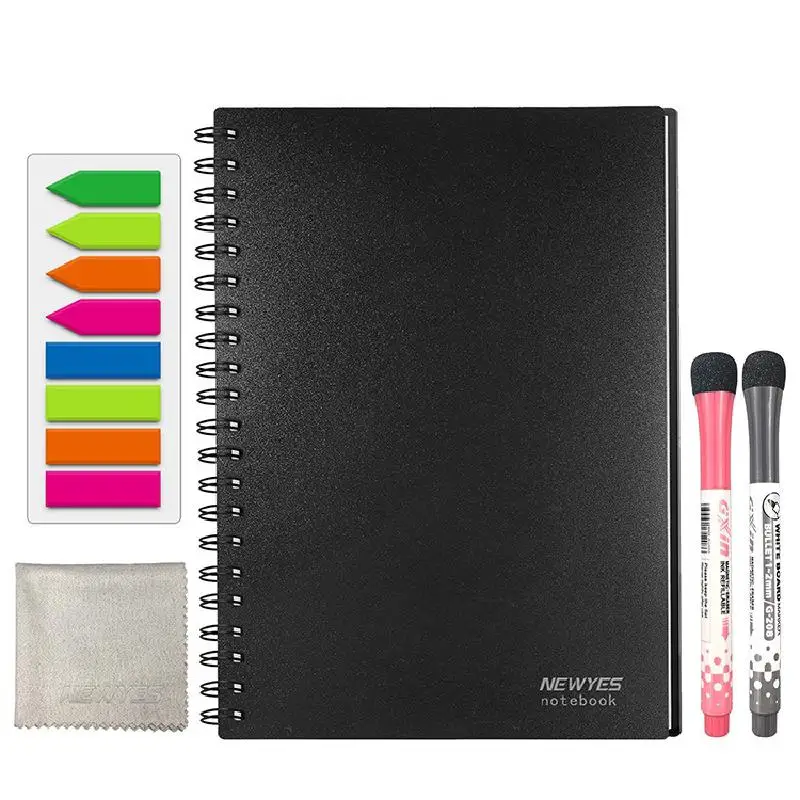 Newyes Reusable Erasable Whiteboard Notebook A4 Painting Notepad Pocketbook Diary Office School Drawing Gift Student Stationary 
Newyes Reusable Erasable Whiteboard Notebook A4 Painting Notepad Pocketbook Diary Office School Drawing Gift Student Stationary