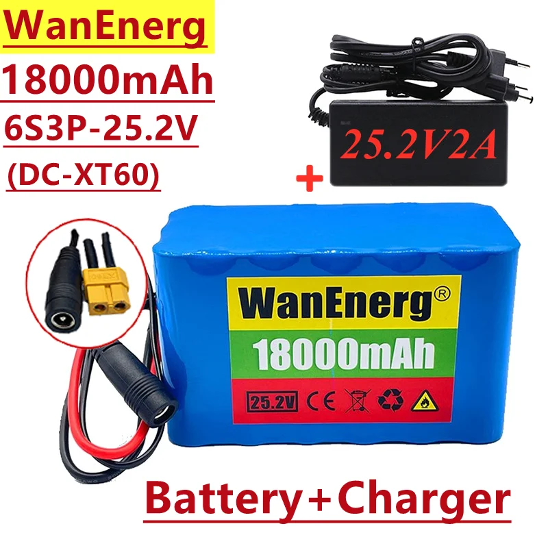 24V lithium battery pack, 6s3p 25.2v 18ah, suitable for outdoor power supply, electric toy car, built-in BMS charging protection
24V lithium battery pack, 6s3p 25.2v 18ah, suitable for outdoor power supply, electric toy car, built-in BMS charging protection