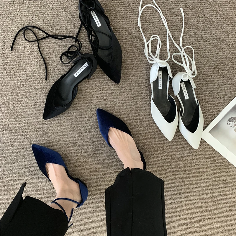 2022 New Design Cross Strap Shoes Elegant Pointed Toe Sandals Ladies Spring Casual Shallow Cover Heel Female Footwear
2022 New Design Cross Strap Shoes Elegant Pointed Toe Sandals Ladies Spring Casual Shallow Cover Heel Female Footwear