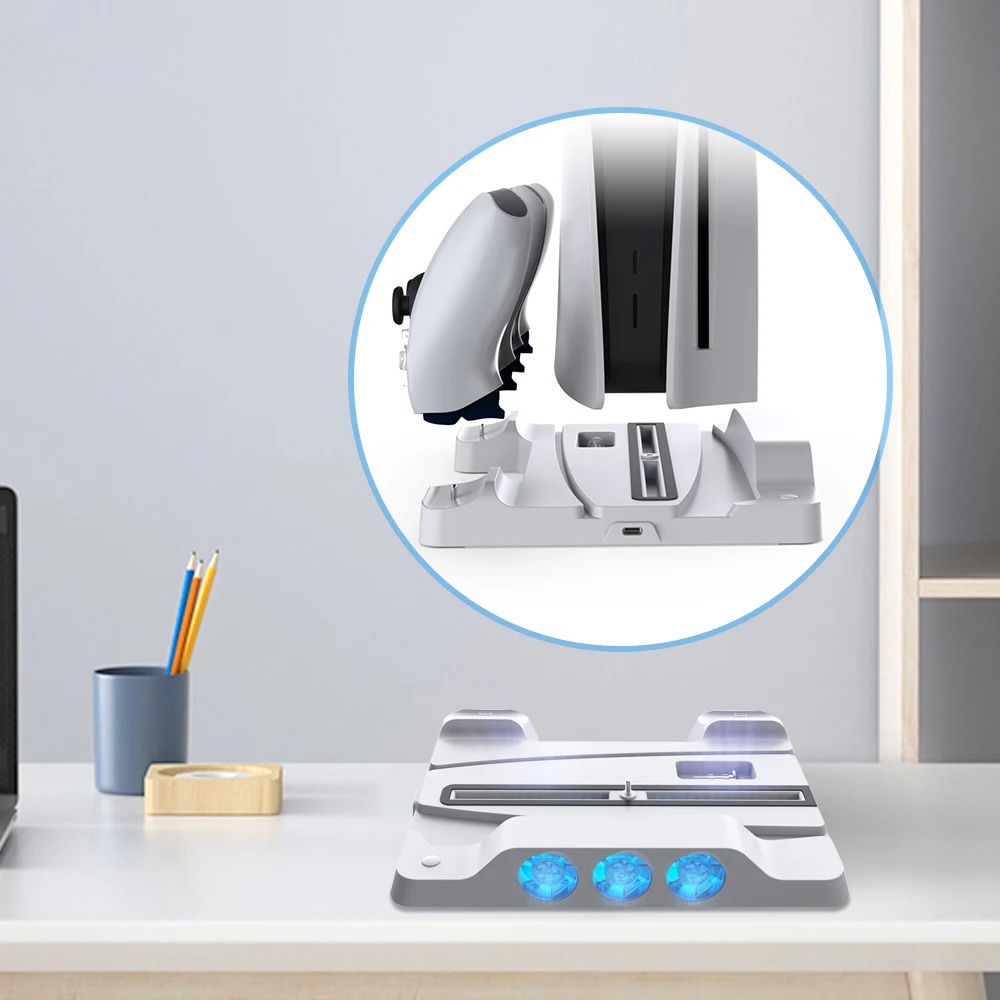 Game Base Game Charger Intelligent Multi-function Handle Cooling Base With Blue Led Light High-speed Cooling Game Accessories 
Game Base Game Charger Intelligent Multi-function Handle Cooling Base With Blue Led Light High-speed Cooling Game Accessories