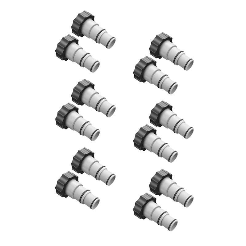 12PCS Grey A Adapter PVC A Adapter For Intex Filtration Pump Interface Pumps Plunger 1.25 Inch To 1.5Inch Hose Adapter Kit
12PCS Grey A Adapter PVC A Adapter For Intex Filtration Pump Interface Pumps Plunger 1.25 Inch To 1.5Inch Hose Adapter Kit