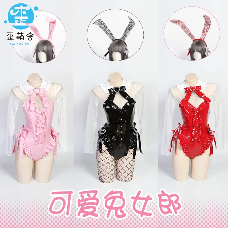 Super Sexy Bunny Girl Rabbit Cosplay Costume Christmas Gift New Year Costumes Cute Leather Leotard Halloween Carnival Party Suit
Super Sexy Bunny Girl Rabbit Cosplay Costume Christmas Gift New Year Costumes Cute Leather Leotard Halloween Carnival Party Suit