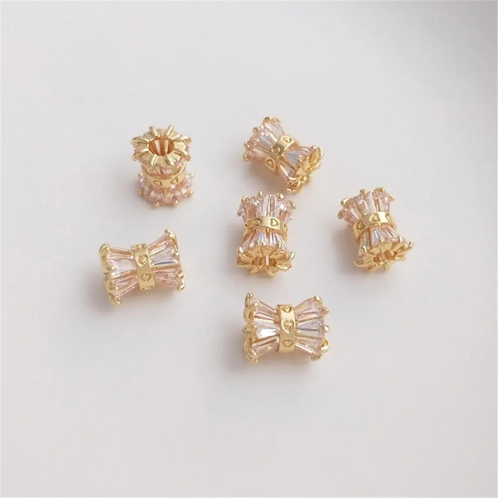 14K Gold Plating T square zircon small man waist beads accessories DIY clavicle chain pendant bracelet road road with beads
14K Gold Plating T square zircon small man waist beads accessories DIY clavicle chain pendant bracelet road road with beads