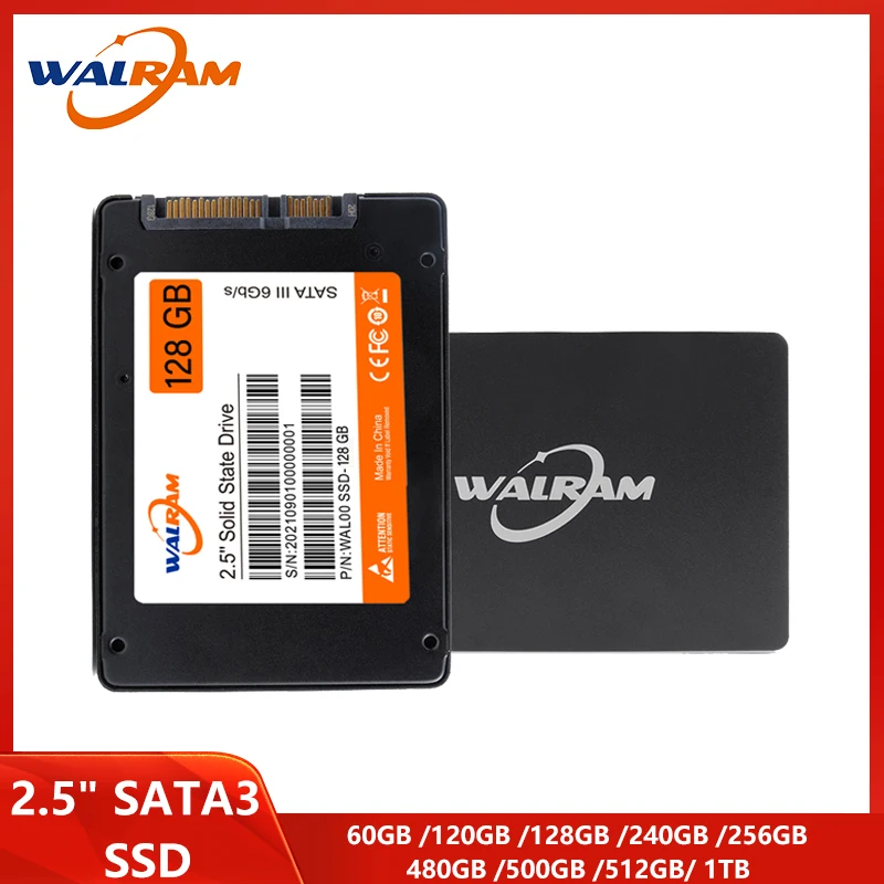 Жесткий диск WALRAM SSD128GB 240GB 480GB 2,5 "SATA3 1 ТБ 60gb 512gb 256gb 500gb HDD твердотельный накопитель для ноутбуков и настольных ПК
Жесткий диск WALRAM SSD128GB 240GB 480GB 2,5 "SATA3 1 ТБ 60gb 512gb 256gb 500gb HDD твердотельный накопитель для ноутбуков и настольных ПК