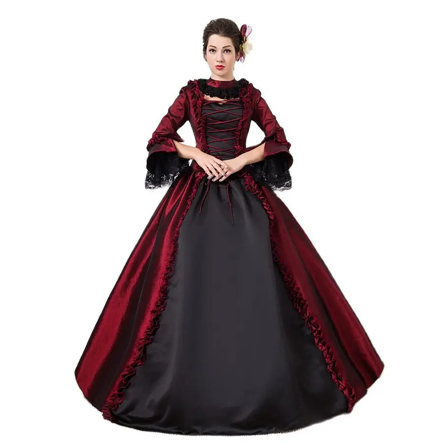 18th Century Masquerade Prom Dress Mary Antoinette Dress Historical Costume Victorian Costume Halloween Vampire Queen Costume
18th Century Masquerade Prom Dress Mary Antoinette Dress Historical Costume Victorian Costume Halloween Vampire Queen Costume