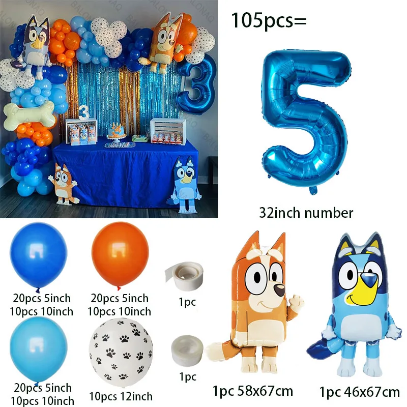 Набор воздушных шаров Bluey Bingo
Набор воздушных шаров Bluey Bingo