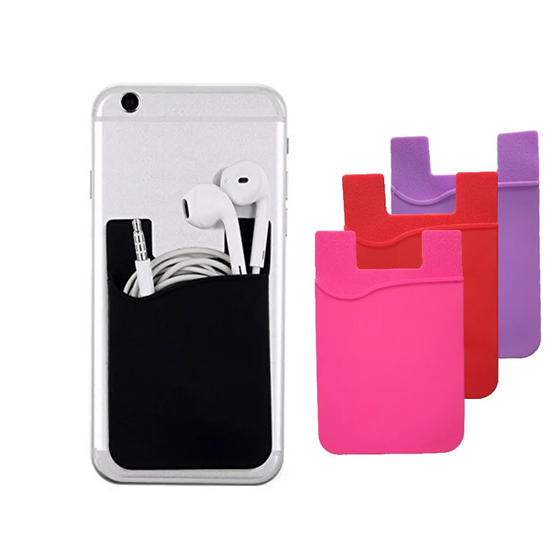 Credit Card Holder Bags 3M Double Elastic Stretch Silicone Cell Phone Sticker Unisex Women Men Universal Wallet ID Card Bag
Credit Card Holder Bags 3M Double Elastic Stretch Silicone Cell Phone Sticker Unisex Women Men Universal Wallet ID Card Bag