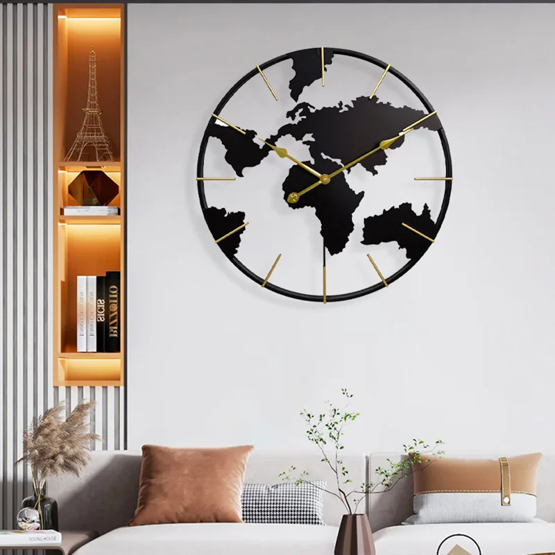 European Map Wall Clock Metal 24cun Large Wall Clock Silent Wall Clock Modern Design Living Room Decorations Relogio De Parede
European Map Wall Clock Metal 24cun Large Wall Clock Silent Wall Clock Modern Design Living Room Decorations Relogio De Parede