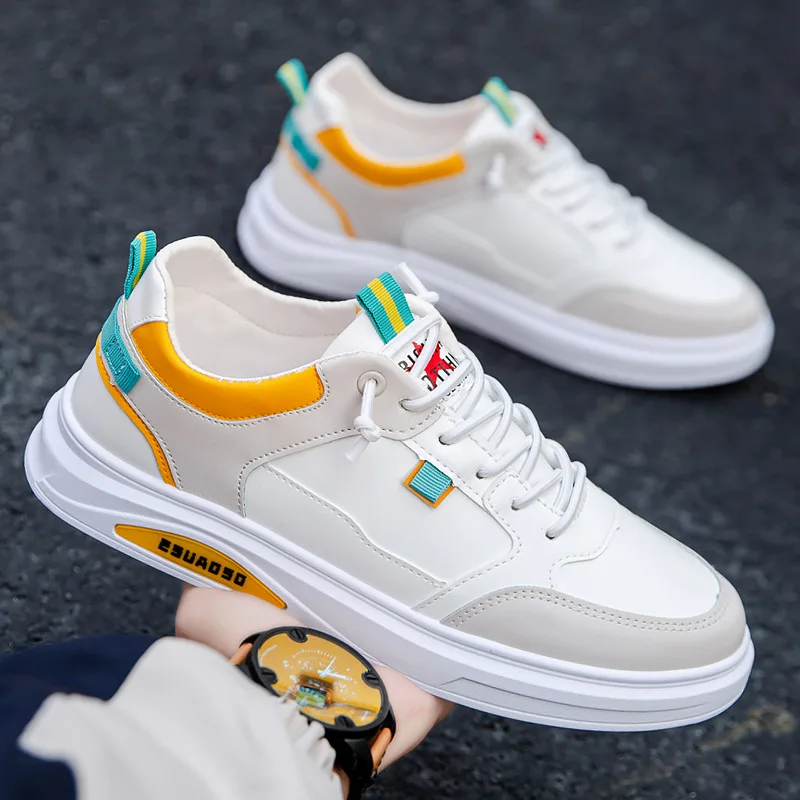 Кроссовки мужские на шнуровке, повседневные мягкие дышащие кеды, Вулканизированная подошва, для прогулок, белые
Кроссовки мужские на шнуровке, повседневные мягкие дышащие кеды, Вулканизированная подошва, для прогулок, белые