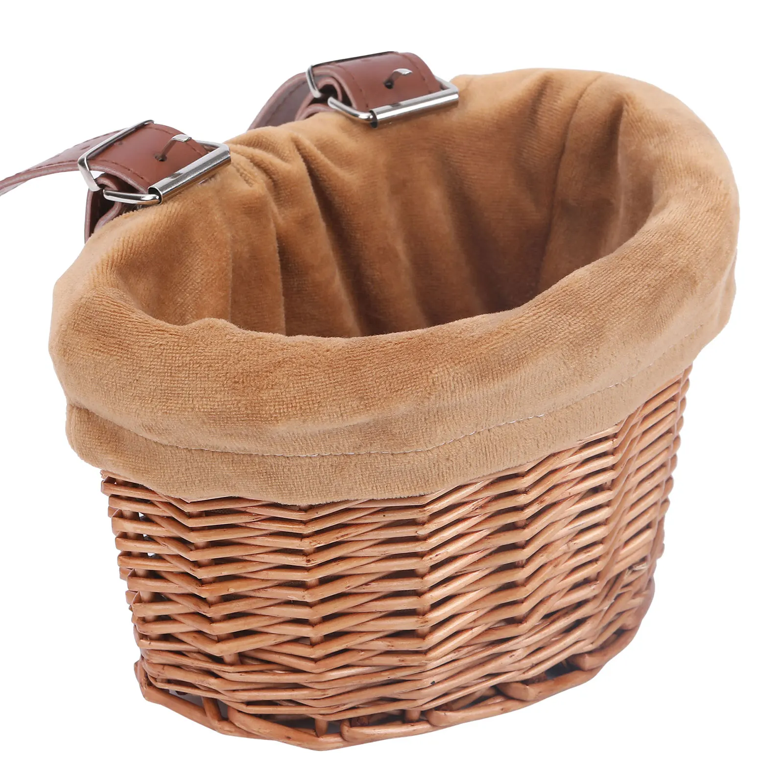 Bicycle Basket for Kids Bike Scooter Baskets with 2 Adjustable Leather Straps Detachable Wicker D-shaped Waterproof Durable Hand
Bicycle Basket for Kids Bike Scooter Baskets with 2 Adjustable Leather Straps Detachable Wicker D-shaped Waterproof Durable Hand
