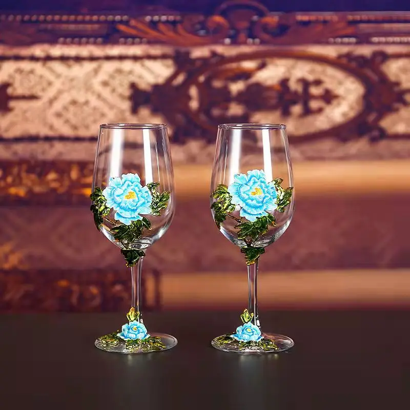 Superior Enamel Peony Glass Crystal Champagne Cup Set Goblet Glasses Glasses of Wine Wineglass Luxury Glass Cups Vintage Whiskey
Superior Enamel Peony Glass Crystal Champagne Cup Set Goblet Glasses Glasses of Wine Wineglass Luxury Glass Cups Vintage Whiskey