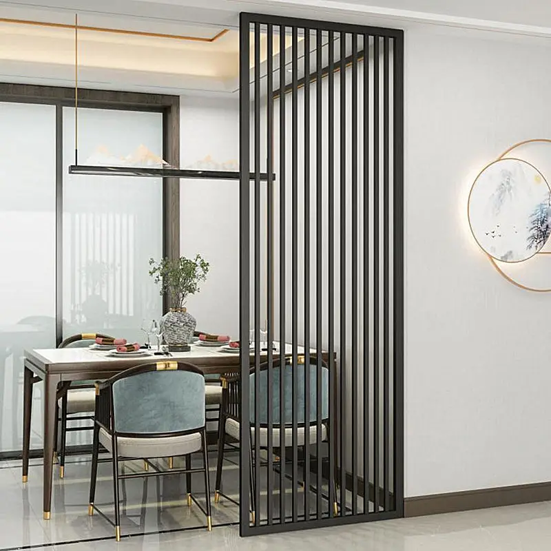 Nordic Light luxury screen modern simple living room porch partition office vertical strip hollow metal decoration
Nordic Light luxury screen modern simple living room porch partition office vertical strip hollow metal decoration