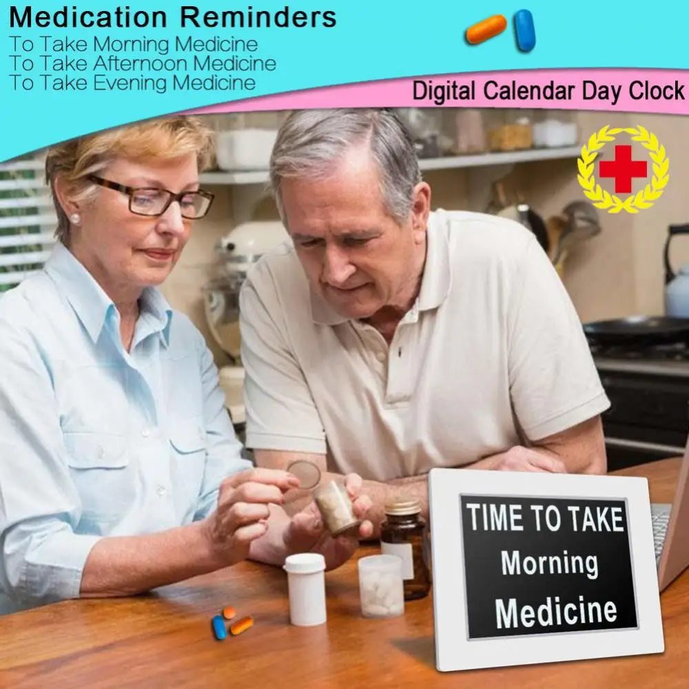 Large Font Take Medicine Meal Alarm Clock Elderly Medicine Screen Timing Reminder Clock Multifunction Led Calendar Day Reminder
Large Font Take Medicine Meal Alarm Clock Elderly Medicine Screen Timing Reminder Clock Multifunction Led Calendar Day Reminder