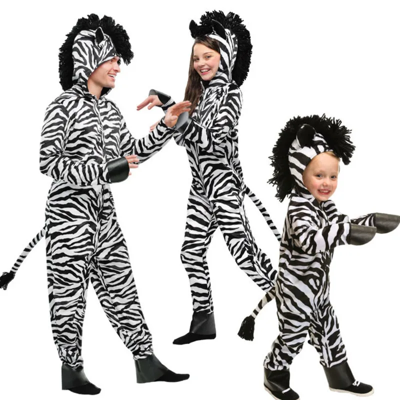 Children's Day Zebra Cosplay Costume Halloween Wild Zebra Cosplay Stage Performance Costume Wild Zebra Parent-child Costume
Children's Day Zebra Cosplay Costume Halloween Wild Zebra Cosplay Stage Performance Costume Wild Zebra Parent-child Costume