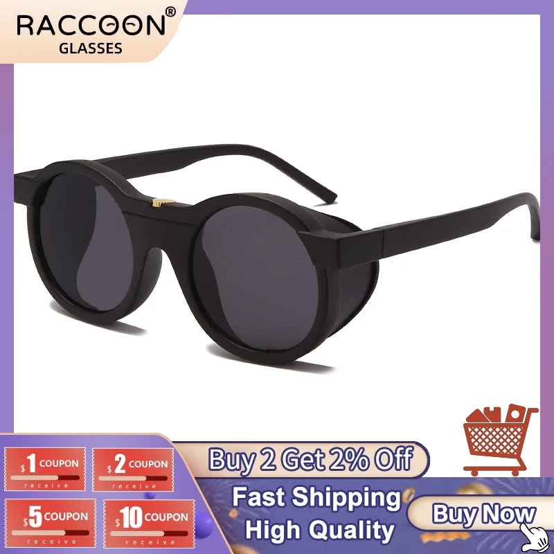 2022 Fashion Steampunk Style Vintage Round Sunglasses Men Women Side Shield Brand Design Sun Glasses Punk Eyewear Uv400 Shades
2022 Fashion Steampunk Style Vintage Round Sunglasses Men Women Side Shield Brand Design Sun Glasses Punk Eyewear Uv400 Shades