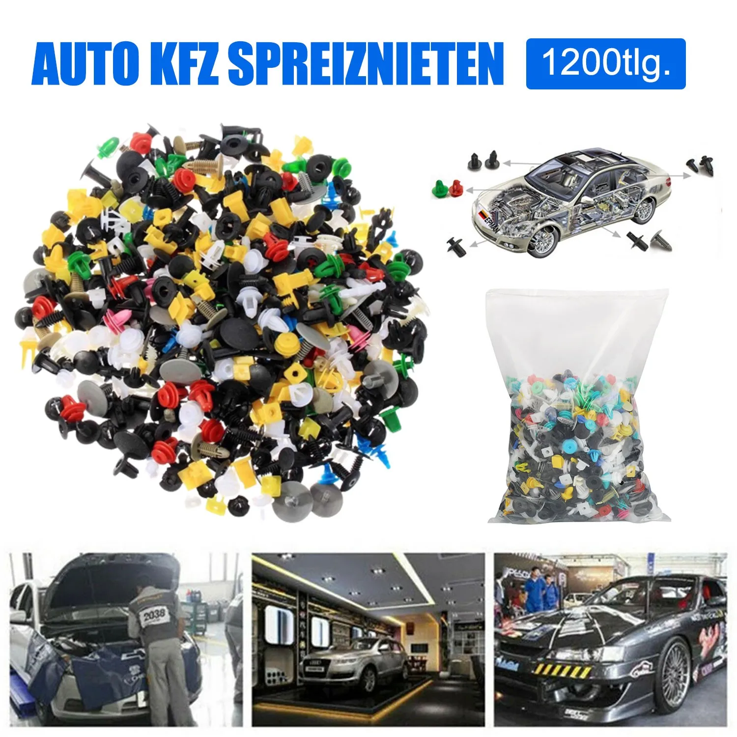 1200pcs Car Door Trim Clips Assortment Fender Door Bumper Trim Body Retainer For Car Fender, Door Hood, Bumper, Body Car Accesso
1200pcs Car Door Trim Clips Assortment Fender Door Bumper Trim Body Retainer For Car Fender, Door Hood, Bumper, Body Car Accesso