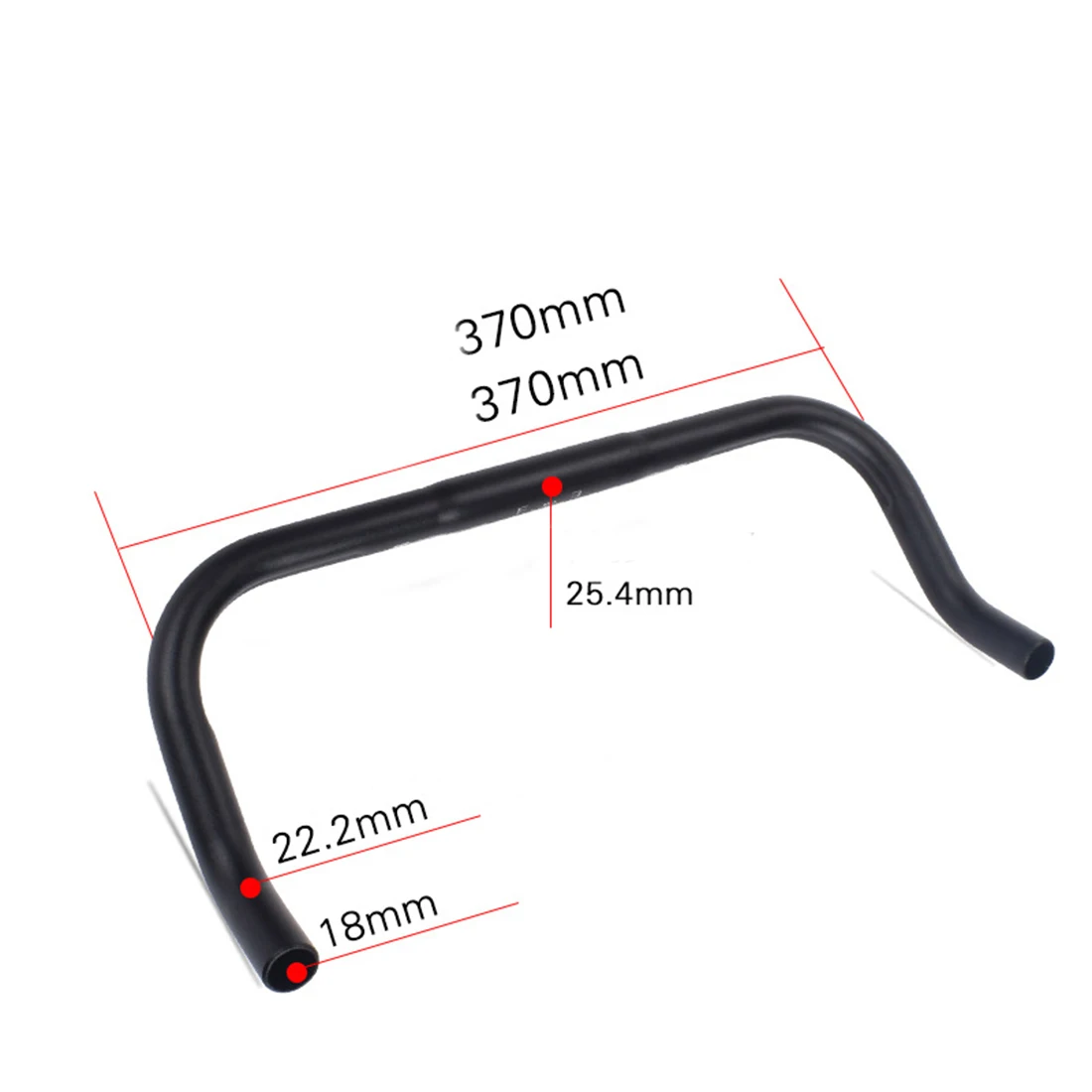 Useful Accessories Handlebar Bullhorn Bend Bar Black/Silver Component Cycling Hot Sale 25.4*370mm Road 25.4x370mm Road Bike
Useful Accessories Handlebar Bullhorn Bend Bar Black/Silver Component Cycling Hot Sale 25.4*370mm Road 25.4x370mm Road Bike
