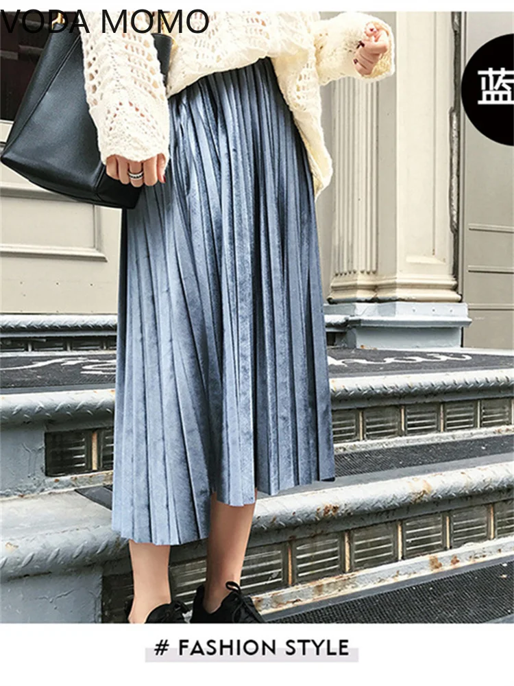 M-6XL Brand Designer Women Spring Autumn Elegant Chic Solid Pleated Skirt High Waist Luxury Fashion with Elastic Female Vintage
M-6XL Brand Designer Women Spring Autumn Elegant Chic Solid Pleated Skirt High Waist Luxury Fashion with Elastic Female Vintage