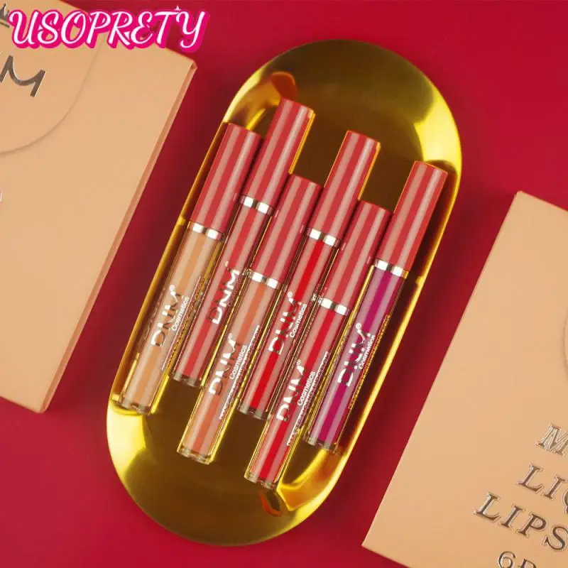 6PCS Lip Glaze Velvet Matte Liquid Lipstick Waterproof Long Lasting Moisturizing Lip Glaze Lip Gloss Makeup Cosmetics Beauty New
6PCS Lip Glaze Velvet Matte Liquid Lipstick Waterproof Long Lasting Moisturizing Lip Glaze Lip Gloss Makeup Cosmetics Beauty New