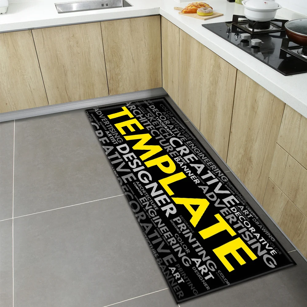 Modern Kitchen Carpet Home Bedroom Entrance Doormat Living Room Floor Decoration Rug Bathroom Hallway Balcony Anti-Slip Long Mat
Modern Kitchen Carpet Home Bedroom Entrance Doormat Living Room Floor Decoration Rug Bathroom Hallway Balcony Anti-Slip Long Mat