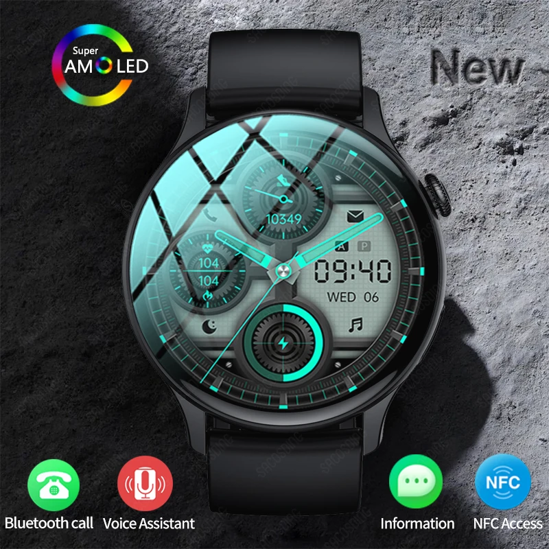 2023 New NFC Bluetooth Call Voice Assistant Women Smart Watch AMOLED Full Touch Fitness Smartwatch Lady Clock For Android IOS
2023 New NFC Bluetooth Call Voice Assistant Women Smart Watch AMOLED Full Touch Fitness Smartwatch Lady Clock For Android IOS