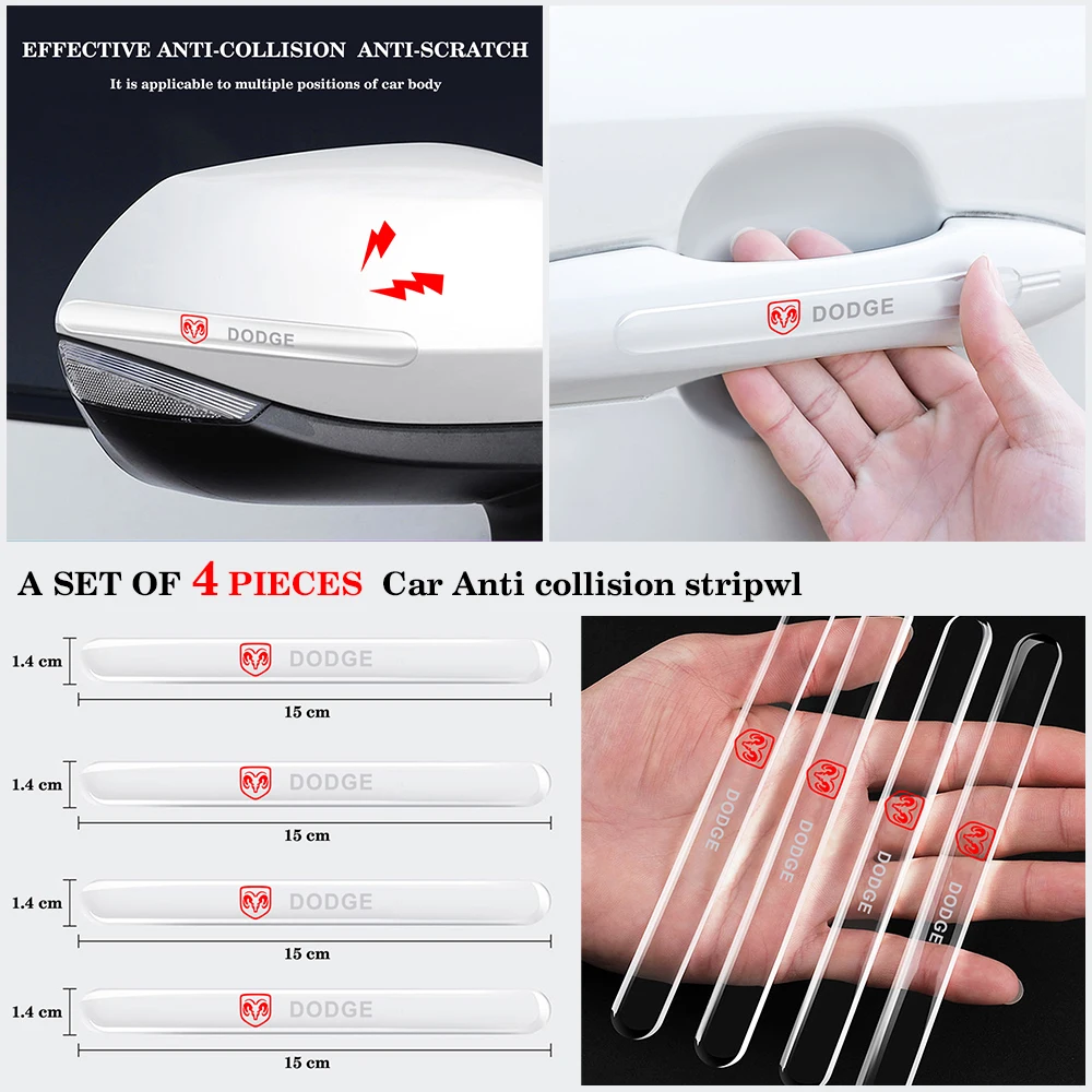 4Pcs Transparent Car Handle Protective Film Car Door Stickers Auto Anti-Scratch Resistant For Dodge Ram 1500 Challeager Caliber
4Pcs Transparent Car Handle Protective Film Car Door Stickers Auto Anti-Scratch Resistant For Dodge Ram 1500 Challeager Caliber