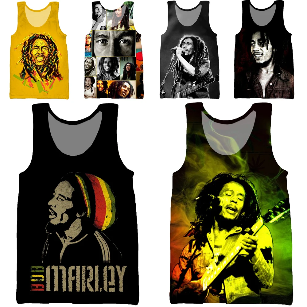 Жилет hoxib Bob Marley, новинка, летние мужские майки для фитнеса с 3D-принтом певицы, женские и мужские футболки без рукавов в стиле хип-хоп, Пляжное ...
Жилет hoxib Bob Marley, новинка, летние мужские майки для фитнеса с 3D-принтом певицы, женские и мужские футболки без рукавов в стиле хип-хоп, Пляжное ...