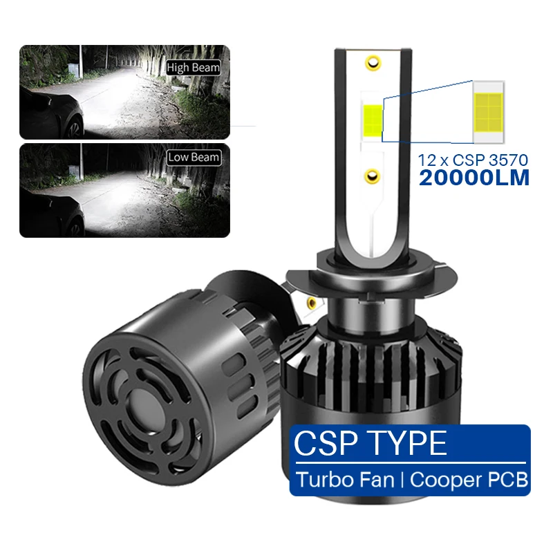 2pcs H4 H11 H7 Led Headlight For Car Light Bulb H1 H3 H8 H9 880 881 905 9006 HB3 6000K 3000K 12V 24V Car Fog Lamp Auto Accessori
2pcs H4 H11 H7 Led Headlight For Car Light Bulb H1 H3 H8 H9 880 881 905 9006 HB3 6000K 3000K 12V 24V Car Fog Lamp Auto Accessori