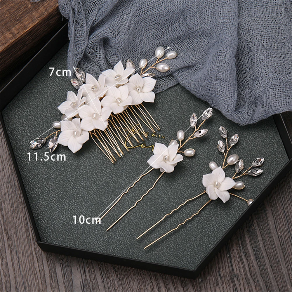 3 Pcs Handmade Flowers Leaf Hair Combs Vintage Gold Color Rhinestone Bridal Hair Accessories Women Headpiece Hair Pins Clips ML
3 Pcs Handmade Flowers Leaf Hair Combs Vintage Gold Color Rhinestone Bridal Hair Accessories Women Headpiece Hair Pins Clips ML