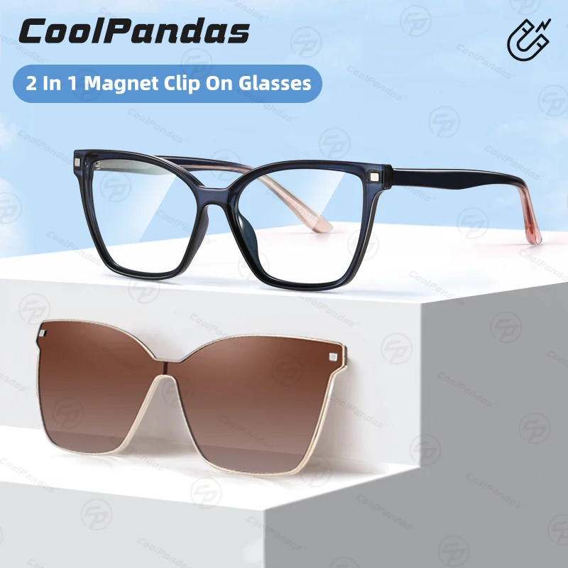 CoolPandas Новые магнитные поляризационные очки с клипсой для мужчин и женщин, комбинированные солнцезащитные очки 2 в 1, Стильные Классические о...
CoolPandas Новые магнитные поляризационные очки с клипсой для мужчин и женщин, комбинированные солнцезащитные очки 2 в 1, Стильные Классические о...