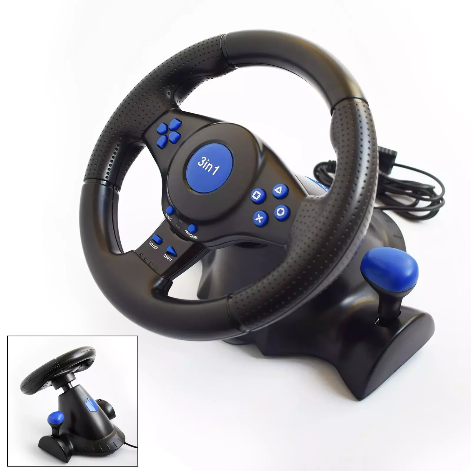 Gaming Wheel Controller 3 Game, with Accelerating And Braking Control for Driving Action
Gaming Wheel Controller 3 Game, with Accelerating And Braking Control for Driving Action