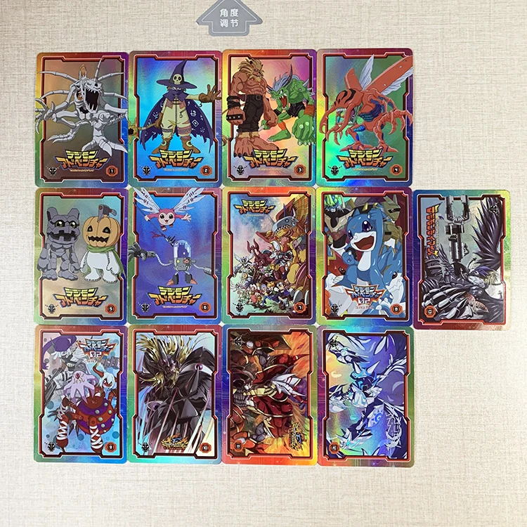 Digimon Adventure Season 2 13pcs /set Refractive Hot Stamping Cards Animation Comics Games Collection Hobby Cards Gift Toys
Digimon Adventure Season 2 13pcs /set Refractive Hot Stamping Cards Animation Comics Games Collection Hobby Cards Gift Toys