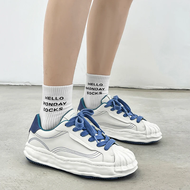 Men's Skateboard Shoes 2022 Brand Tide Shoes Men's Fashion Casual Sports Shoes Breathable Korean Style Shell Head Tide Shoes Men
Men's Skateboard Shoes 2022 Brand Tide Shoes Men's Fashion Casual Sports Shoes Breathable Korean Style Shell Head Tide Shoes Men