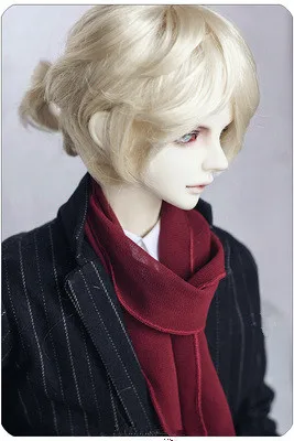 

BJD doll wig suitable for 1/3 1/4 1/6 Blythes size fashion new ruffian curly hair short hair imitation mohair wig male style