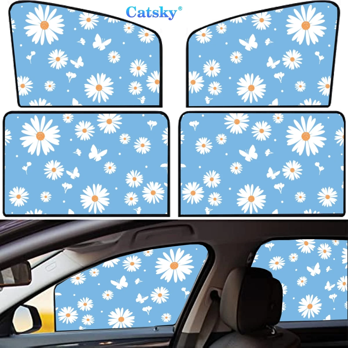 4 Pieces Privacy Car Window Sun Shades Magnetic Blackout Car Window Covers Car Curtains Car Window Sun Shades Covers Auto
4 Pieces Privacy Car Window Sun Shades Magnetic Blackout Car Window Covers Car Curtains Car Window Sun Shades Covers Auto