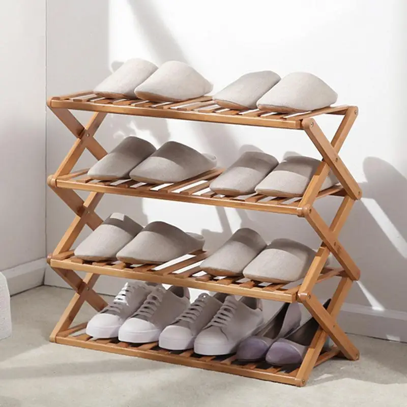 Bamboo Shoe Rack Multi-tier Outdoor Shoe Rack For Porch Stable And Durable Foldable Bamboo Shoe Rack Multifunctional Shoe Shelf 
Bamboo Shoe Rack Multi-tier Outdoor Shoe Rack For Porch Stable And Durable Foldable Bamboo Shoe Rack Multifunctional Shoe Shelf